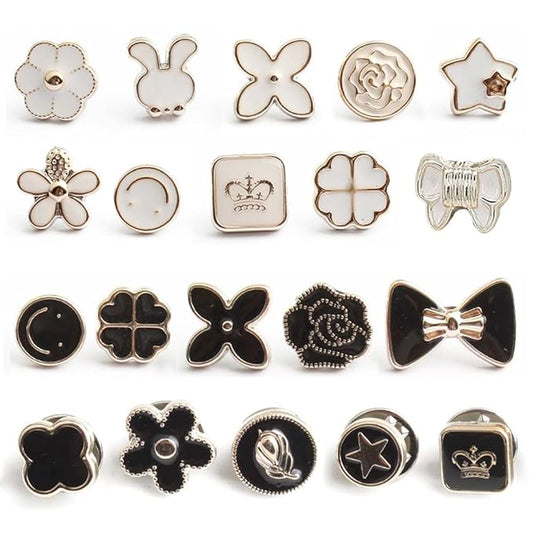 Kawn® 20Pcs Pearl & Enamel Brooch Pins Set