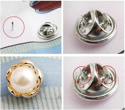 Kawn® 20Pcs Pearl & Enamel Brooch Pins Set