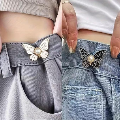 Kawn® 4Pcs Adjustable Waist Button Pins – Butterfly