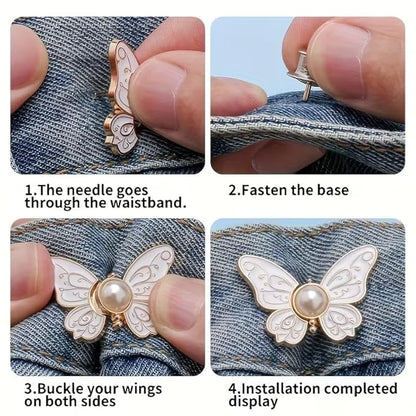 Kawn® 4Pcs Butterfly Waist Buttons Set