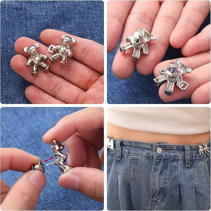 Kawn® 4Pcs Bear Waist Buttons Set – A