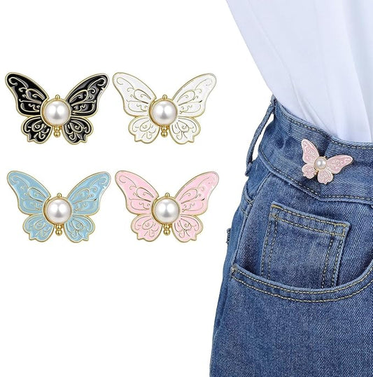 Kawn® 4Pcs Butterfly Waist Buttons Set