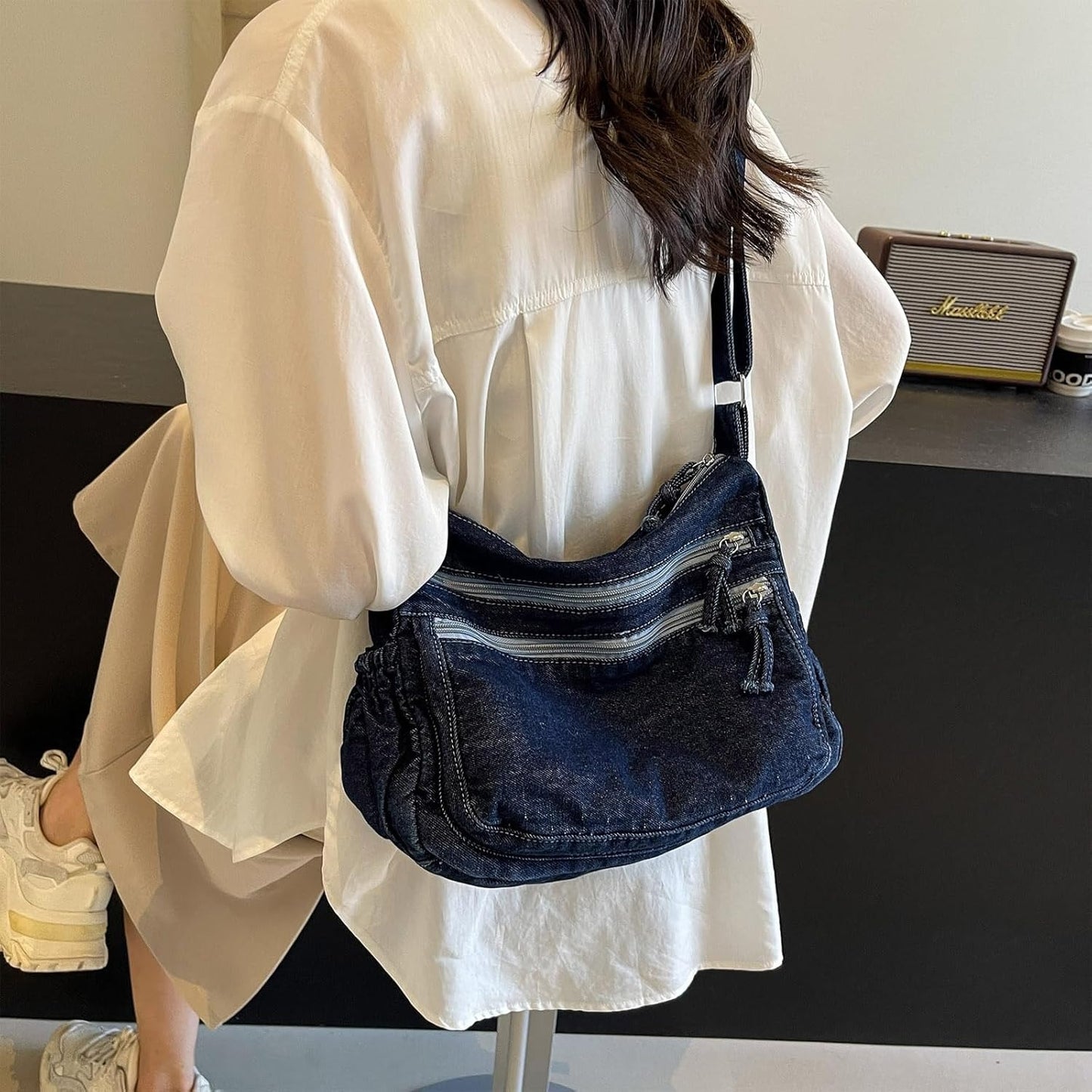 Crossbody – Navy Blue