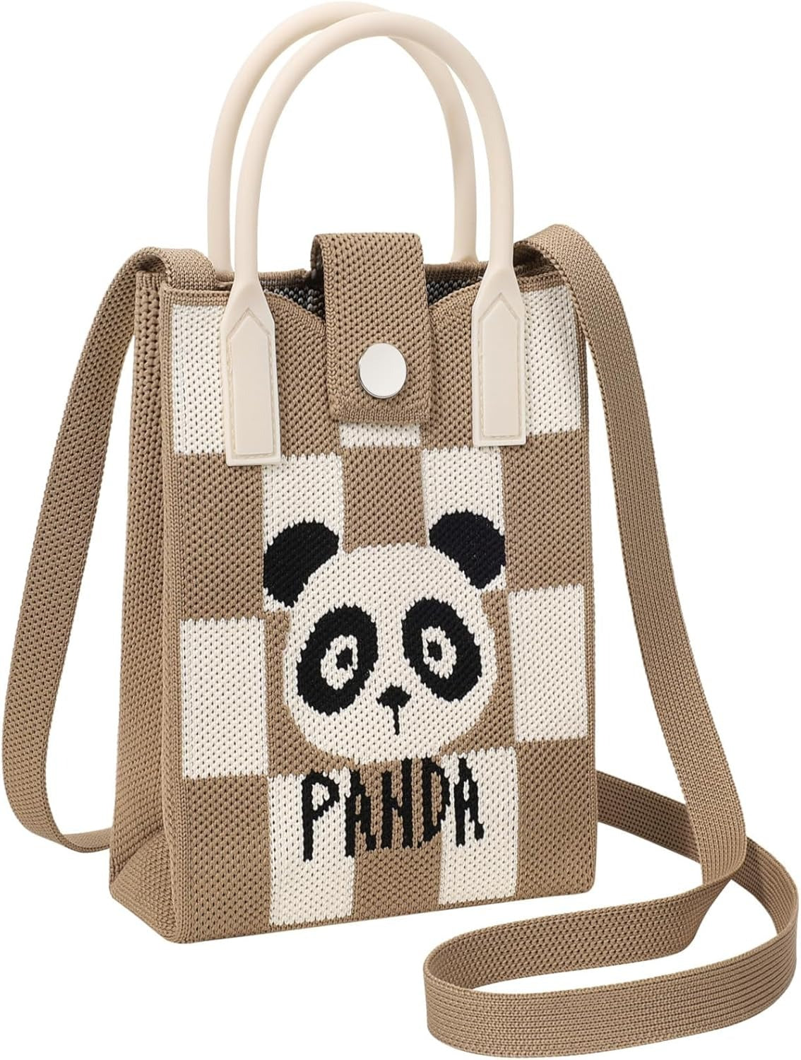 Mini Heart Knit Crossbody Bag